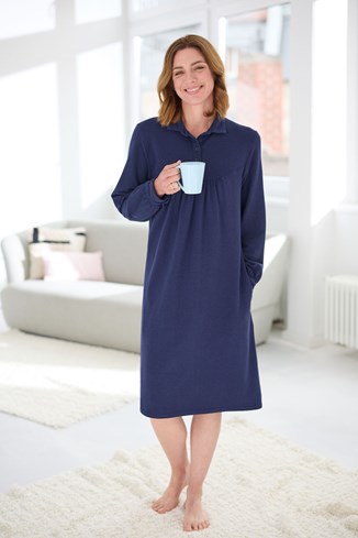 Brushed Bamboo-Cotton Nightdress